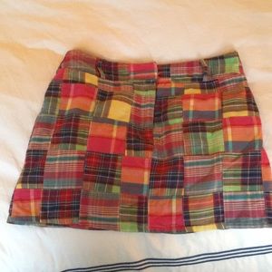 Madras skirt